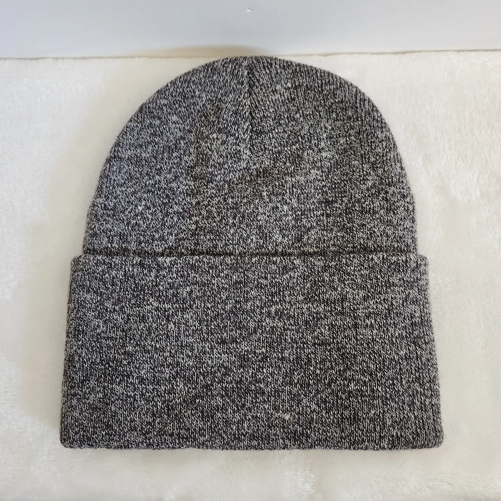 Kenworth Heathered Gray Knit Embroidered Cuffed Beanie Winter Hat NWT